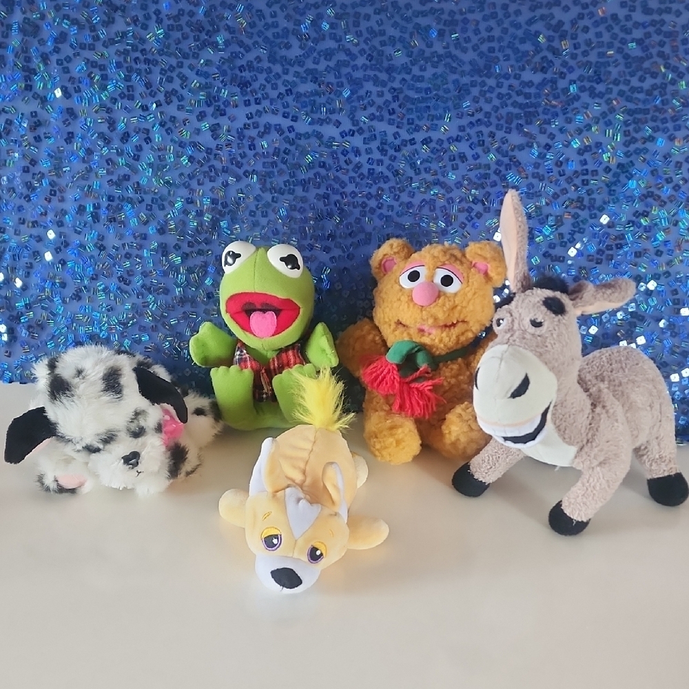 5 Cute, Colorful Plush Toy Set. - Picture 2 of 16